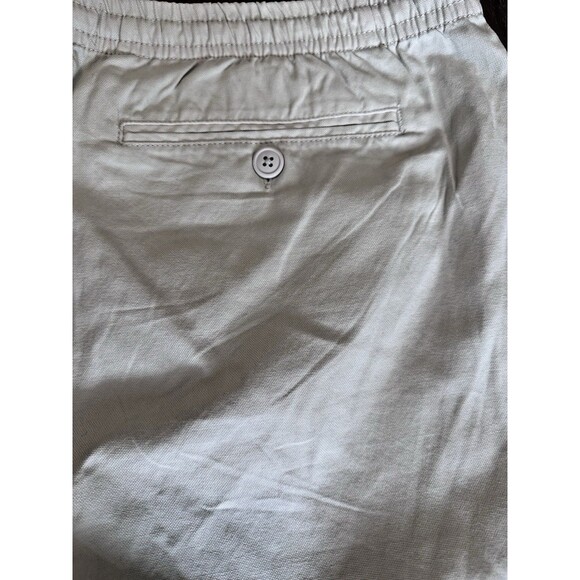 Barbour Men's Oxtown 7-1/2" Drawstring Casual Cotton Shorts Beige L - Picture 6 of 9